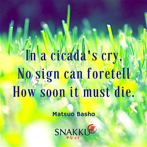 Japanese Haiku Poem by Matsuo Basho showing the fragility of life ...