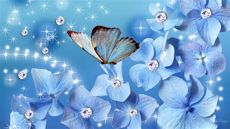 Blue Butterfly Wallpaper HD | PixelsTalk.Net