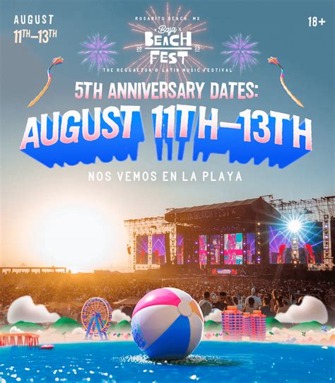 Baja Beach Fest Announces 2023 Dates, Prepares to Celebrate 5th ...