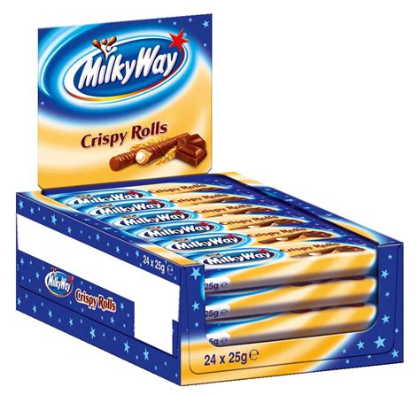 Milky Way Crispy Rolls (25g x 24 x 1 Pack Size): Amazon.de: Grocery