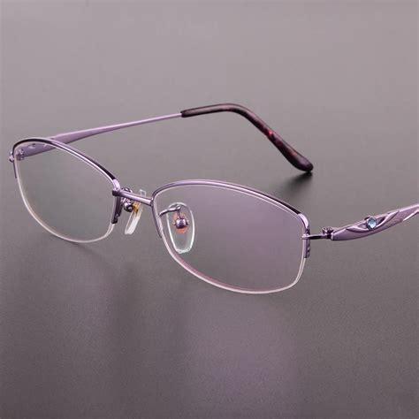 Aliexpress.com : Buy The new fashion half rimmed glasses frame Pure ...