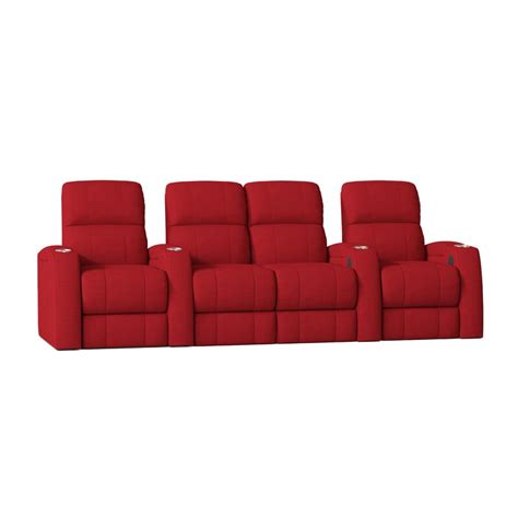 Latitude Run® 121'' Wide Home Theater Seating with Cup Holder | Wayfair