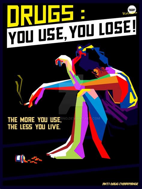 Anti Drugs Poster in WPAP By Rahmad Widiantoro by ditowiarno on DeviantArt