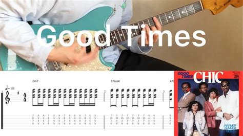 Chic - Good Times (guitar cover with tabs & chords) - YouTube