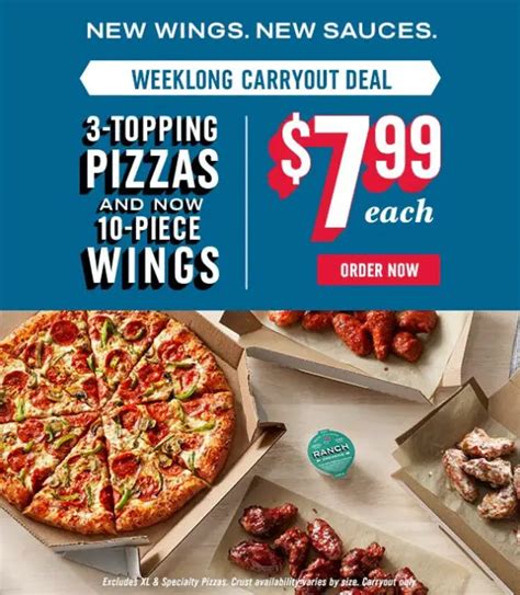 Domino's $5.99 Deals and More Menu Specials | EatDrinkDeals