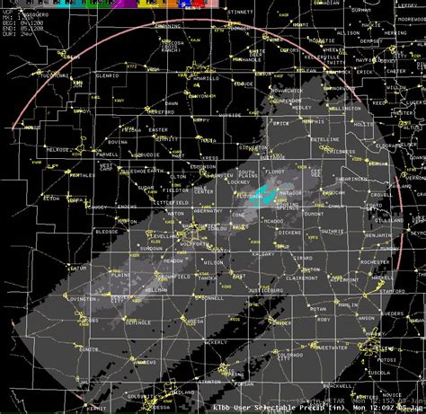 NWS Lubbock, TX, Events Page, Sleet