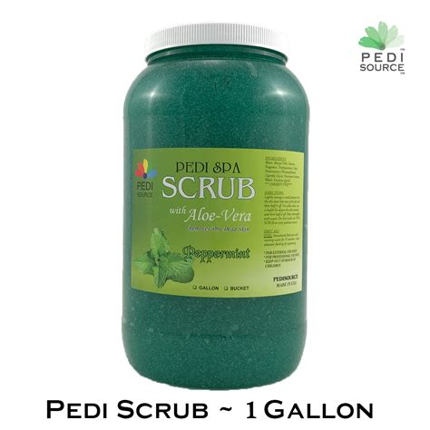 Pedi Scrub ~ 1 Gallon (Available in 8 Scents) – PediSource Nail Supply