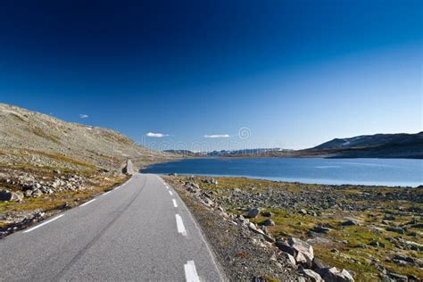 Norway - mountain road stock photo. Image of landscape - 50457088