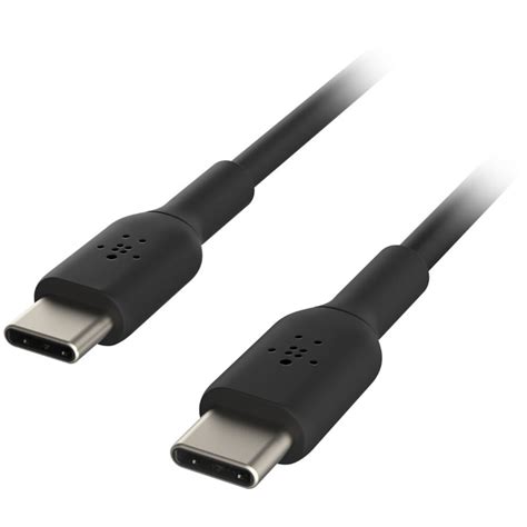 Belkin BoostCharge 60W USB-C Cable (3.3', Black) CAB003BT1MBK