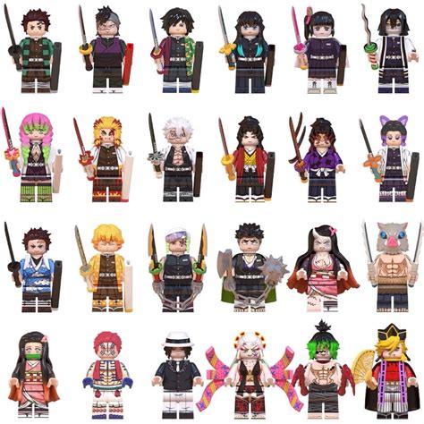 Lego Demon Slayer Minifigure Lego Thanh Guơm Diệt Quỷ Lắp ráp Mô hình ...