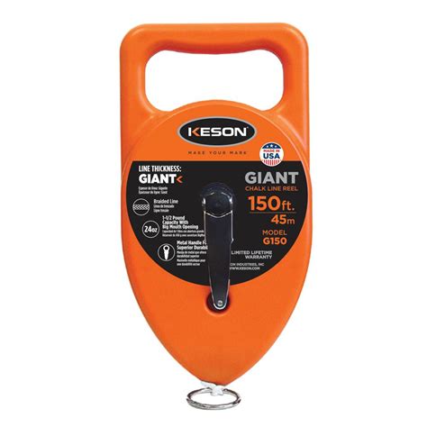 Keson 150 ft. Giant Chalk Line Reel-G150 - The Home Depot