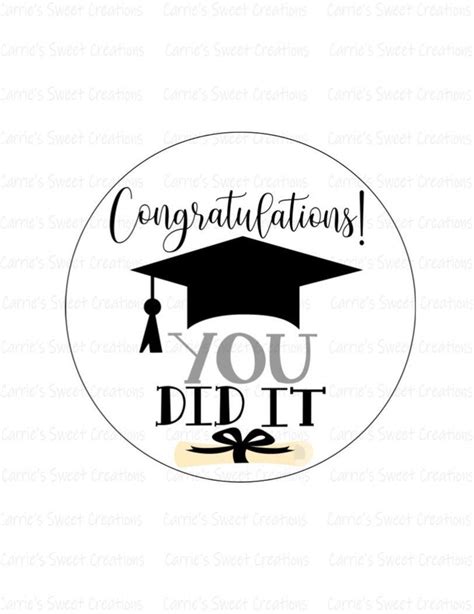 Printable Graduation Stickers