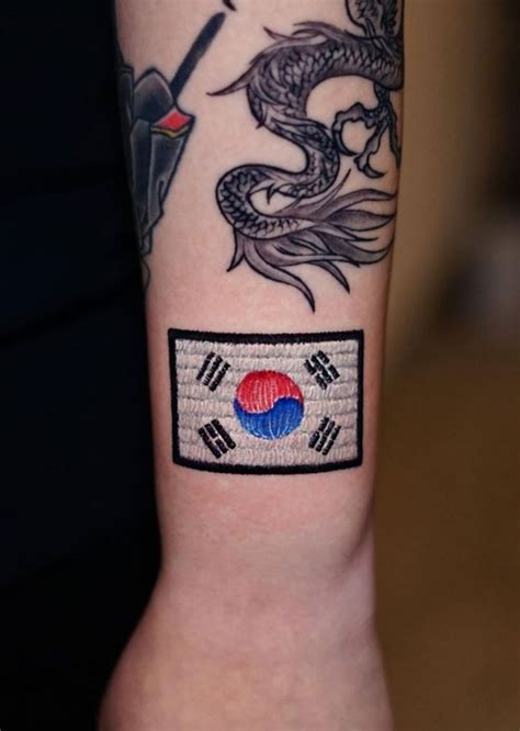 Share more than 60 korean flag tattoo - in.cdgdbentre