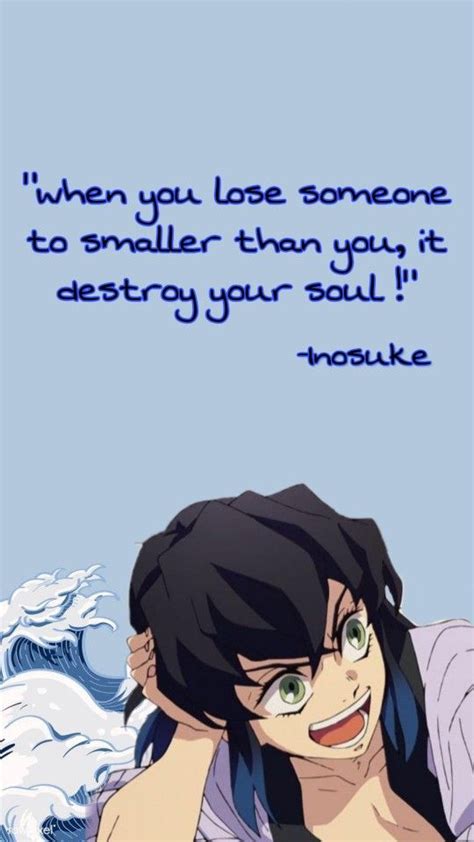 Inosuke quote | Bestest quote, Anime quotes, Quotes