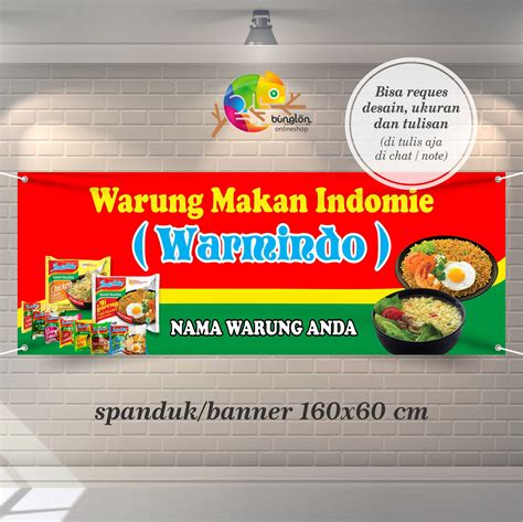 Jual Spanduk Banner Backdrop Indomie Banner Indomie Goreng Spanduk ...