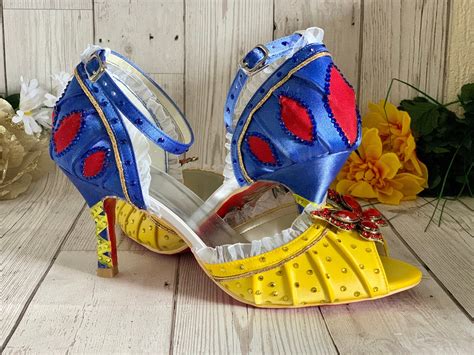 Snow White Princess Inspired Costume Shoes, Swarovski Crystals, Wedding ...