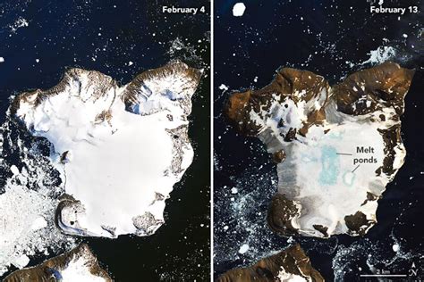 Dramatic Melting of Antarctica Under Record Heat Caught by Shocking ...