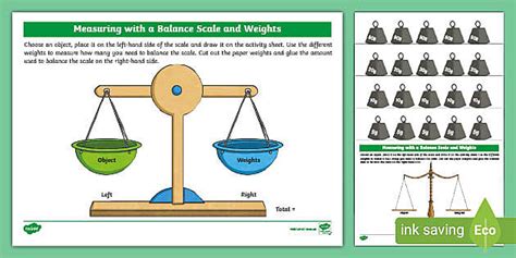 Measuring with Balance Scales and Weights (teacher made)