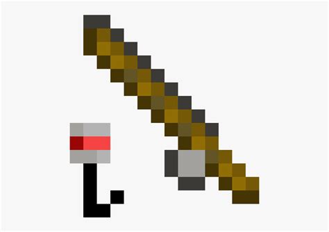 Minecraft Fishing Rod Png , Free Transparent Clipart - ClipartKey