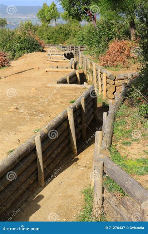 Gallipoli trenches stock image. Image of gallipoli, manmade - 71276437