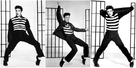 Elvis Presley Promoting the Film “Jailhouse Rock”, 1957 | Vintage News ...