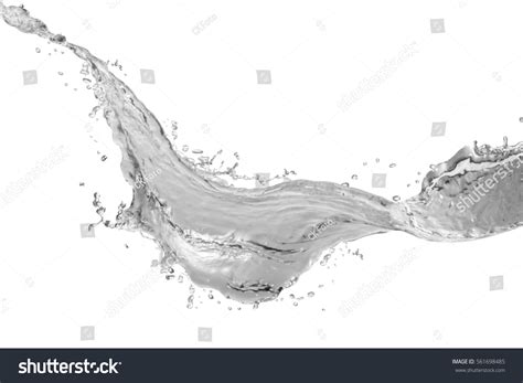 Water Splashwater Splash Isolated On White Stock Photo 561698485 ...