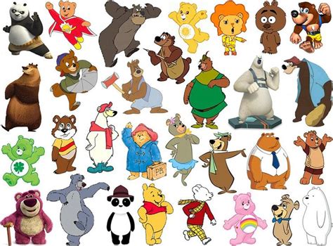 Find the Cartoon Bears Quiz | Bear cartoon, Cartoon caracters, Famous ...