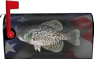 Amazon.com: Crappie Fish Mailbox Cover 25.5" X 21" Magnetic Mailbox ...