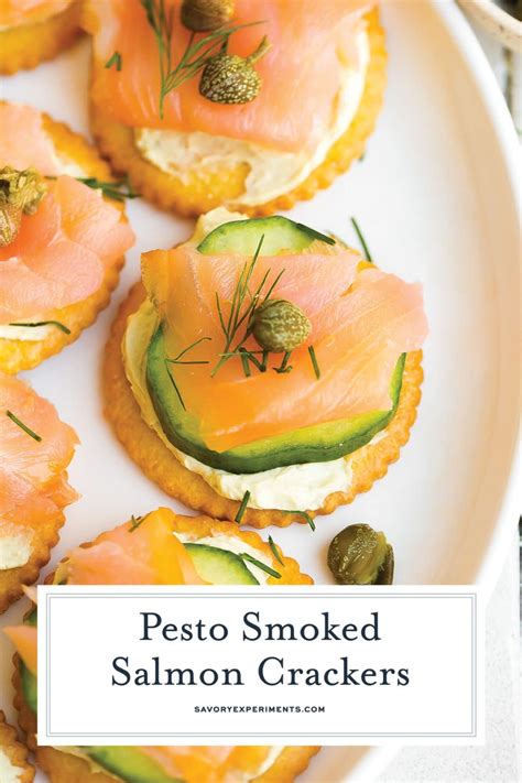 Smoked Salmon Crackers: No-Cook Smoked Salmon Appetizer