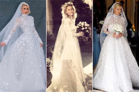 Paris Hilton's Wedding Dress Has Similarities to Nicky and Kathy Hilton ...