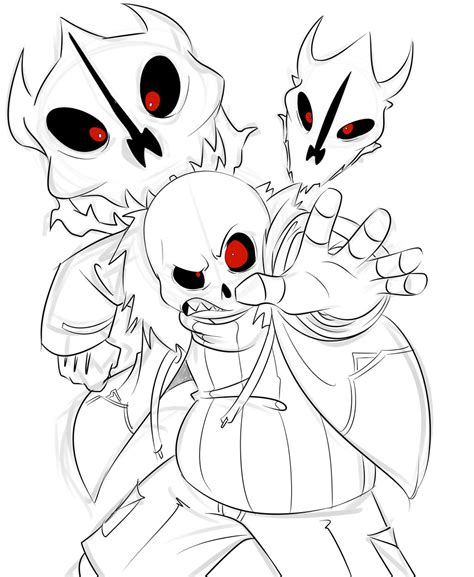 Underfell Sans by azispaz on DeviantArt