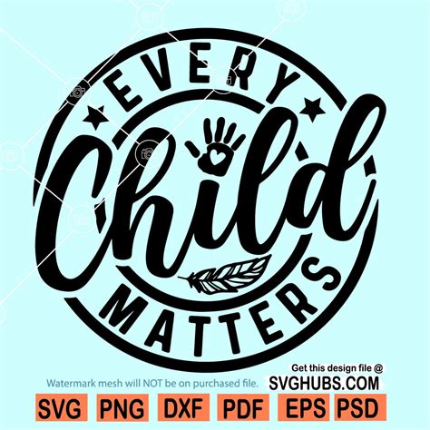 Every child matters svg, Orange Shirt Day svg, Every Child Matters