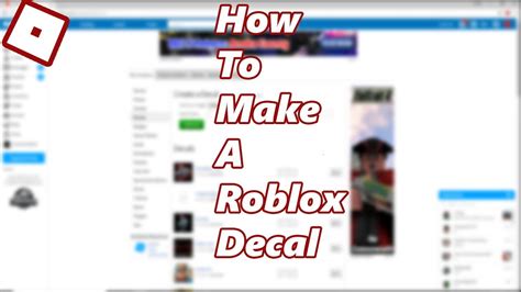 How to make a decal on roblox - bellawera