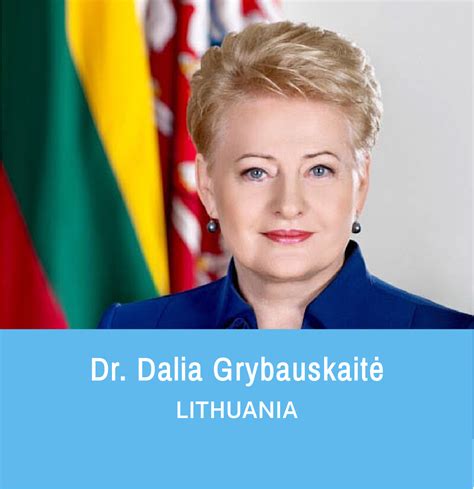 Dr. Dalia Grybauskaitė, Former President of Lithuania | Bureau of ...