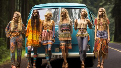 Hippie fashion Midjourney style | Andrei Kovalev's Midlibrary