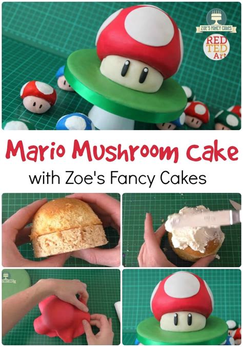 Mario Bros. Cake DIY - Red Ted Art - Kids Crafts