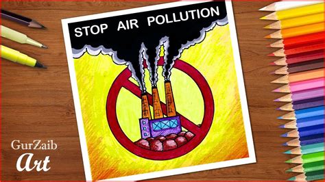 Posters On Air Pollution Drawing