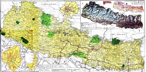 Nepal map road - Road map of nepal with distance (Southern Asia - Asia)