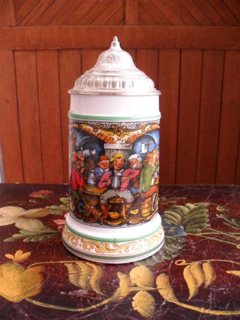 German Beer Stein, Vintage German Beer Stein - Etsy