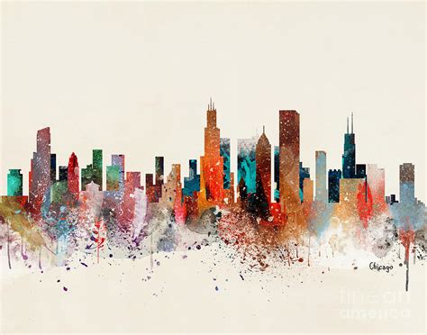 Chicago Skyline Artwork