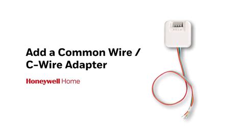 Add a C Wire Adapter - YouTube