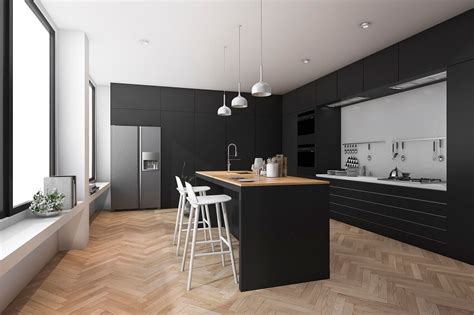 Matte Black Kitchen Cabinets (Pros and Cons) - Designing Idea