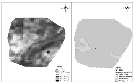Satellite Image and Land Use and Land Cover map of Sept. 2015 ...
