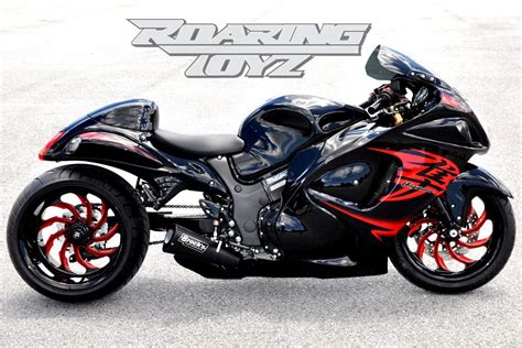 Custom 2011 Suzuki Hayabusa with Roaring Toyz Billet Single Sided ...