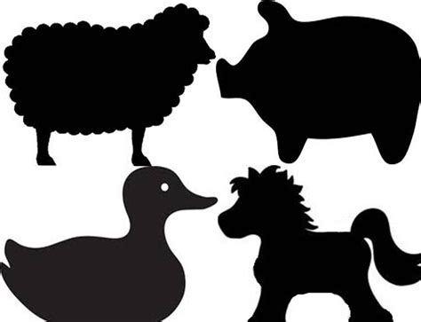 Printable Cut Out Farm Animals Clipart - Printable Word Searches