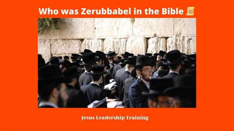 Who was Zerubbabel in the Bible 📜 - YouTube