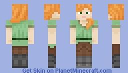 New Alex Minecraft Skin