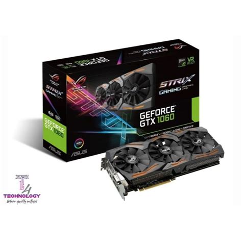 Asus Rog Strix GTX 1060 OC 6GB Graphic Card | Shopee Malaysia