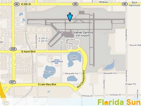 Orlando Airport Car Rental Map - Fayre Jenilee