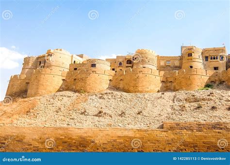 Architecture of Jaisalmer Fort Stock Image - Image of fort, ancient ...